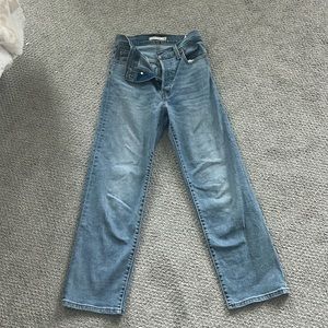 Levi’s ribcage straight jeans